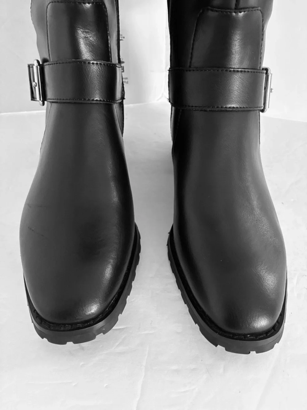 BLONDO $229 Leather Society Waterproof Tall Riding Boots W/Buckle Size 5.5 NEW - Picture 11 of 13